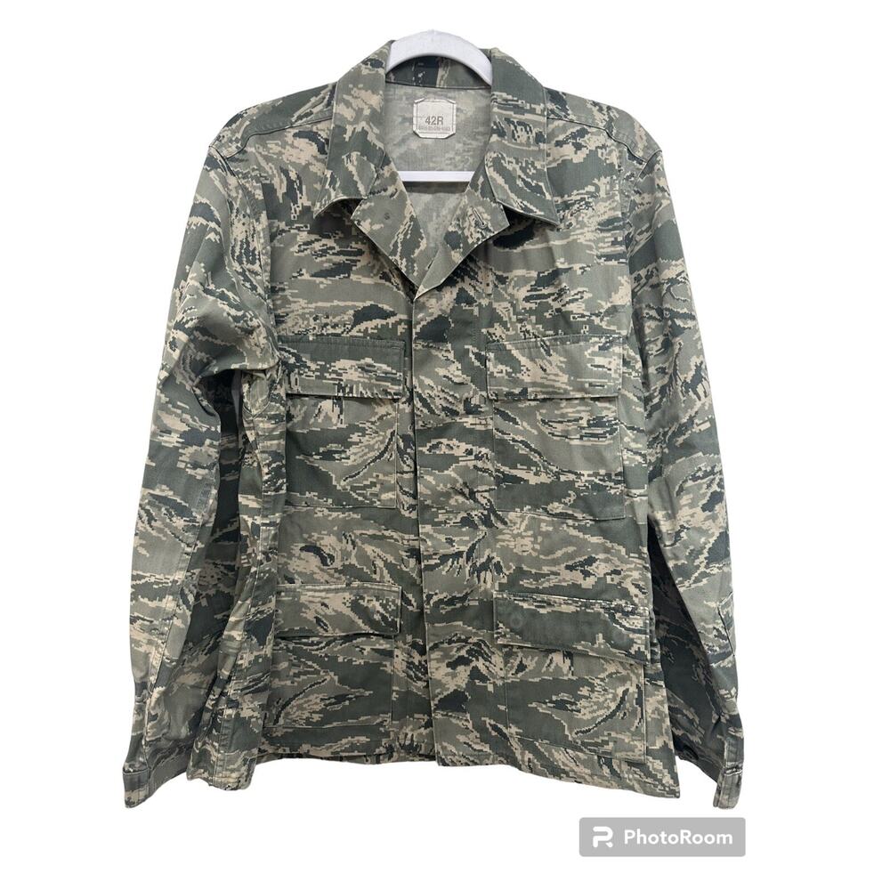 USAF Air Force Utility Coat Mens 42R Camoflauge Camo Digital